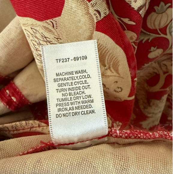 Pendleton Women's Blazer Jacket Red Floral Cotton size XL Boho Fall - Picture 5 of 6